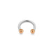 316L Surgical Steel Circular Barbell with Anodised Ball - Nexellus