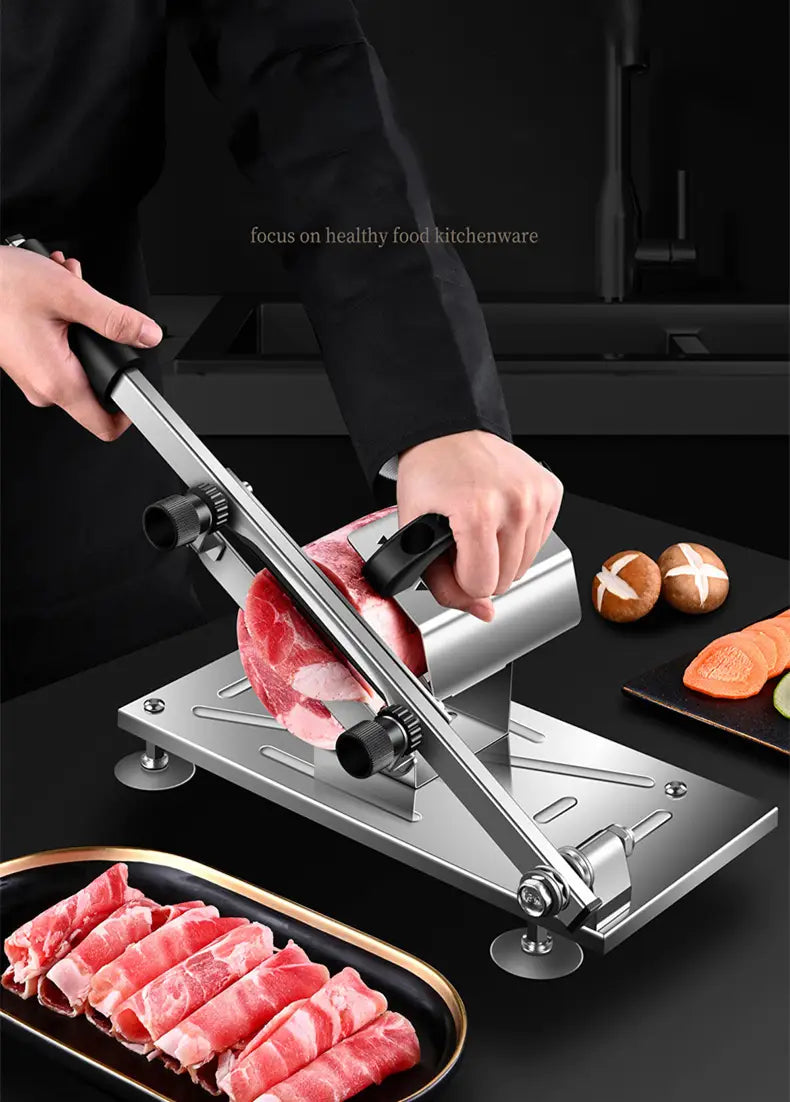 Lamb roll slicer frozen meat cutter slicer