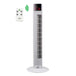 36’ free standing 3 speed tower fan with remote control - white - Nexellus