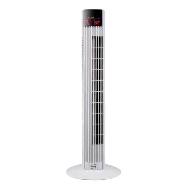 36’ free standing 3 speed tower fan with remote control - white - Nexellus