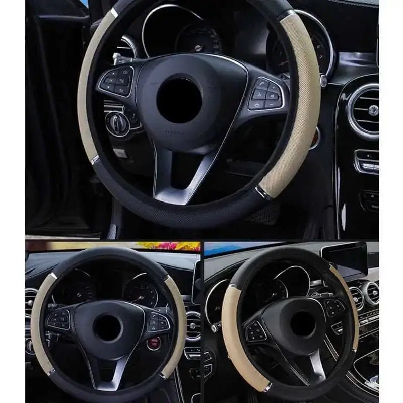 38cm car steering wheel cover auto steering wheel braid - Nexellus