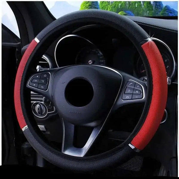 38cm car steering wheel cover auto steering wheel braid - Nexellus