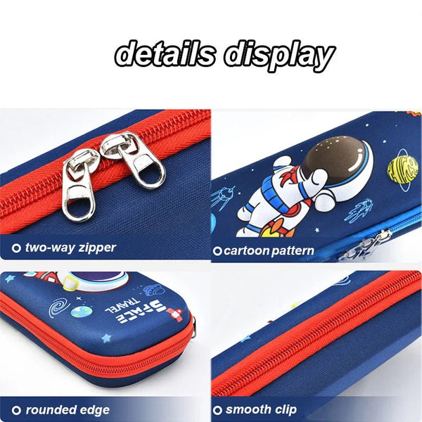 3D decorated EVA Pencil Box for children multivariant - Nexellus