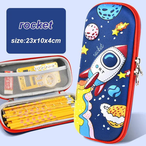 3D decorated EVA Pencil Box for children multivariant - Nexellus