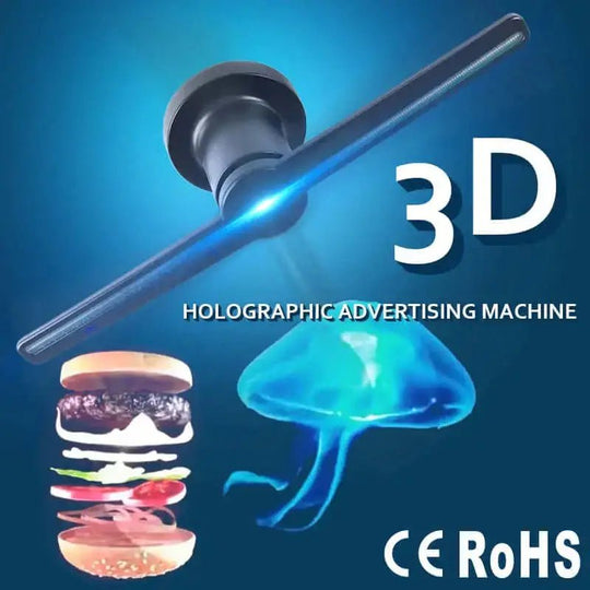 3d hologram advertising display led fan holographic imaging 3d led fan - Nexellus