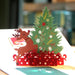 3D Merry Christmas Tree Pop Up Greeting Card - Nexellus