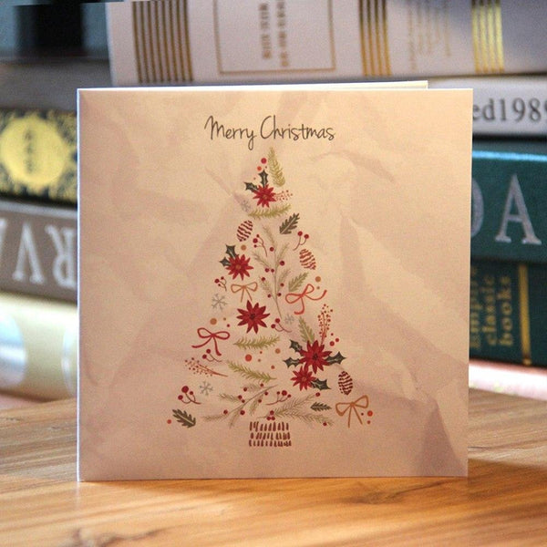 3D Merry Christmas Tree Pop Up Greeting Card - Nexellus