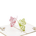 3D POP Two Butterfly Greeting Card - Nexellus