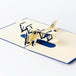 3D Pop Up Airplane Greeting Card - Blue - Nexellus