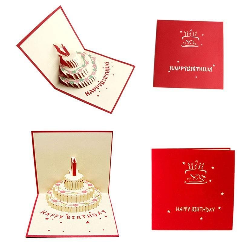 3D Pop up Birthday Greeting Card - Nexellus