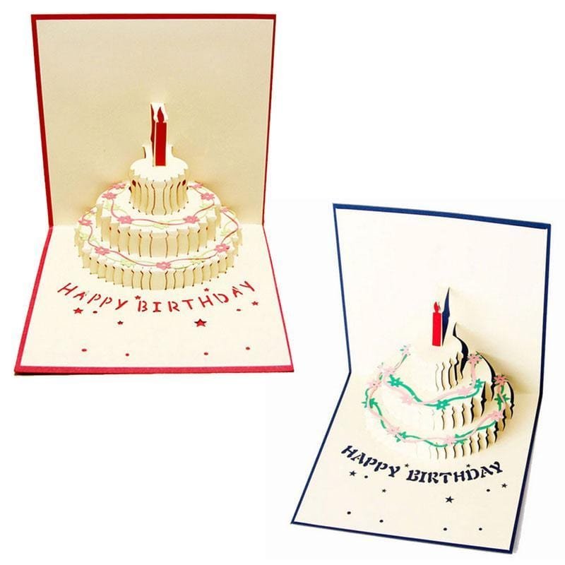 3D Pop up Birthday Greeting Card - Nexellus