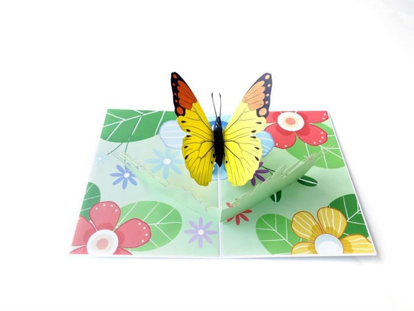 3D Pop Up Butterfly Greeting Card - Nexellus