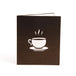 3d Pop Up Coffee Cup Greeting Card - Nexellus