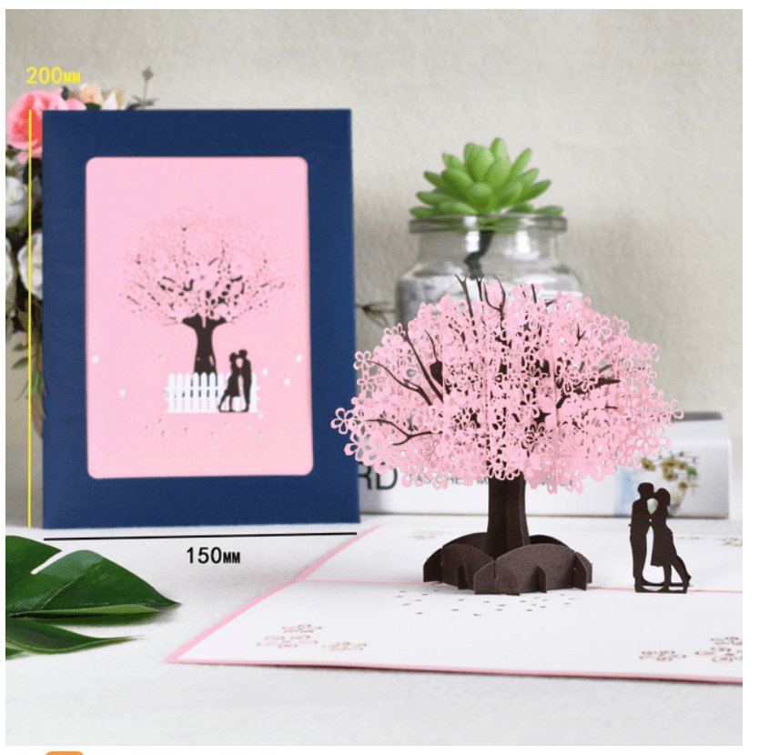 3D POp Up Couple Love Greeting Card - Nexellus