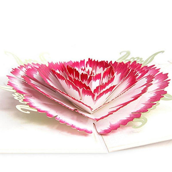 3d Pop up Flower Greeting Card - Nexellus