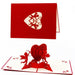 3D Pop Up Handmade Cupid Heart Greeting Card - Nexellus