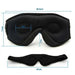 3d wireless 5.0 bluetooth music eye mask call dual ear stereo music - Nexellus