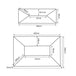 3x4 m 2 - Tier Waterproof Gazebo Replacement Top - Cream - White - Nexellus