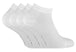 4 PAIRS Ladies Bamboo Trainer Socks - TR2 (4 - 8 UK / White) - Nexellus