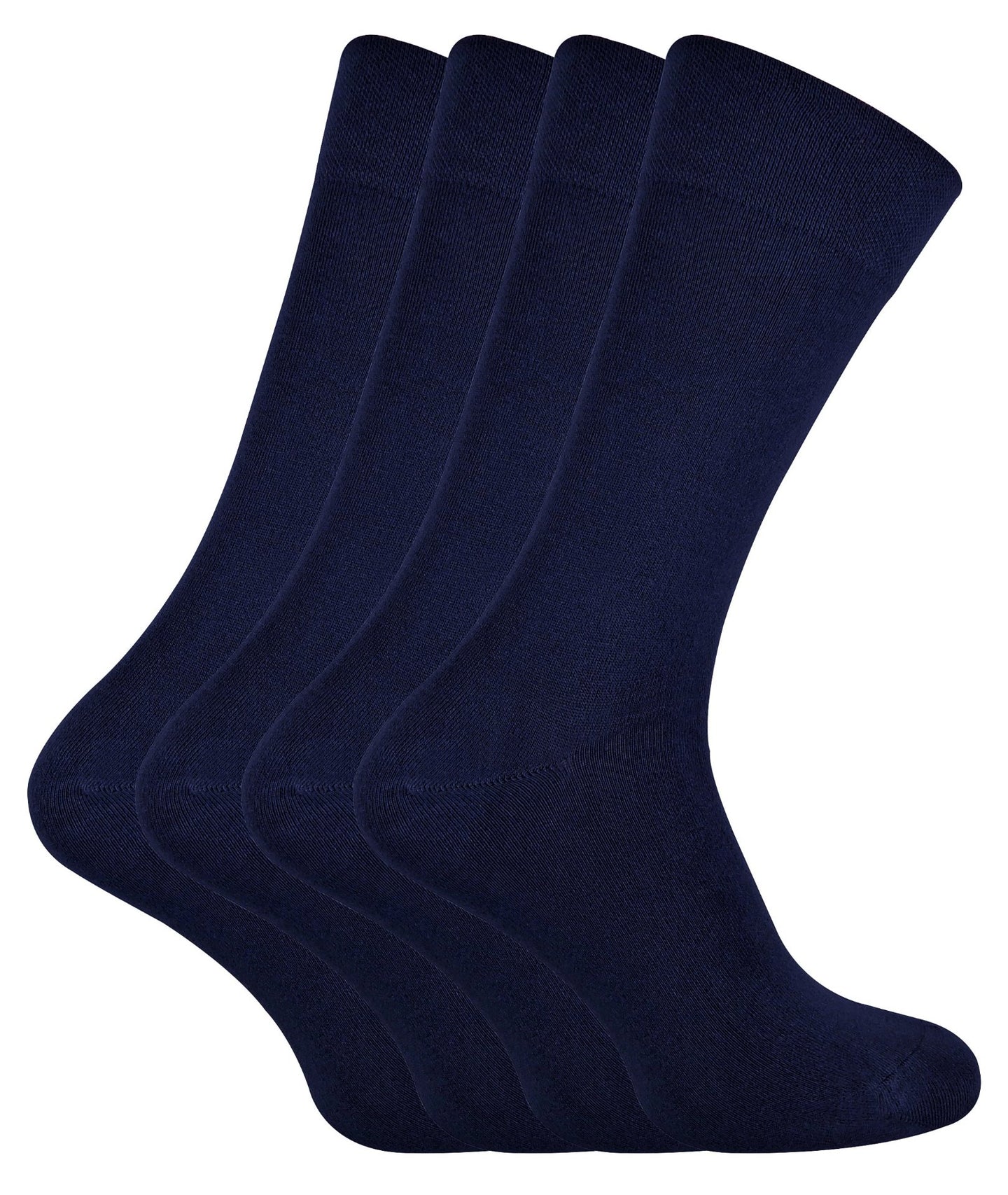 4 Pairs Ladies Soft Breathable Bamboo Crew Socks - Nexellus