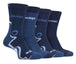 4 Pairs Mens Anti Blister Luxury Boot Socks - Nexellus