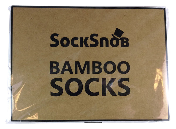 4 PAIRS Mens Bamboo Crew Socks - CR1 (7 - 11 UK / Black) - Nexellus