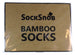 4 PAIRS Mens Bamboo Crew Socks - CR1 (7 - 11 UK / Black) - Nexellus