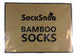 4 PAIRS Mens Bamboo Crew Socks - CR1 (7 - 11 UK / Black) - Nexellus