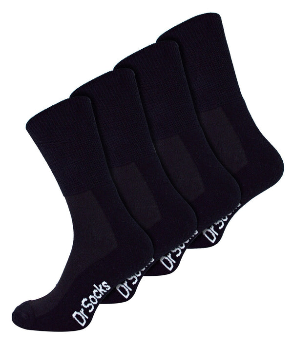 4 Pairs Mens Bamboo Diabetic Socks - Nexellus