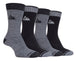 4 Pairs Mens Cushioned Sole Hiking Socks - Nexellus