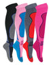 4 Pairs Mens Knee High Wool Blend Ski Socks - Nexellus