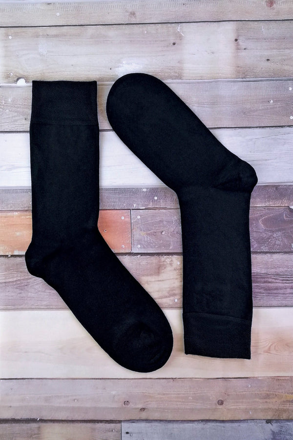 4 Pairs Mens Soft Breathable Bamboo Crew Socks - Nexellus