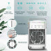 4 - speed air conditioning fan usb humidification spray cooling fan - Nexellus