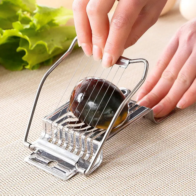 Stainless steel kitchen gadget egg slicer egg cutter century