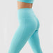 4F Blue Women's Leggings FNK F232, High Waist, Quick - Drying, Moisture - Wicking, Training Pants - Nexellus