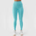 4F Blue Women's Leggings FNK F232, High Waist, Quick - Drying, Moisture - Wicking, Training Pants - Nexellus