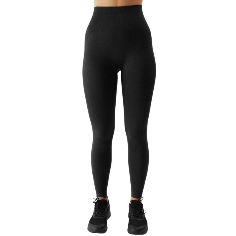 4F FNK Women's Black Leggings 4FWSS24TFTIF231 | Slim Fit, Quick - Drying, Perfect for Training - Nexellus