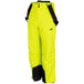 4F Kids Juicy Green Ski Pants HJZ22 JSPMN001 45S with Adjustable Suspenders and Snow Stoppers - Nexellus