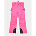 4F Kids Pink Ski Pants with Suspenders, NeoDry 8000 Membrane, Insulated, Zippered Legs - Nexellus