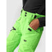 4F Kids Ski Pants with Adjustable Suspenders, NeoDry 10000 Waterproof, Breathable, Green 4FJAW23TFTRM360 - 41N - Nexellus