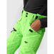 4F Kids Ski Pants with Adjustable Suspenders, NeoDry 10000 Waterproof, Breathable, Green 4FJAW23TFTRM360 - 41N - Nexellus