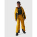 4F Kids Ski Pants with Adjustable Suspenders, Waterproof NeoDry 10000, Yellow, Size 4FJAW23TFTRM360 - 71S - Nexellus