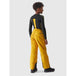 4F Kids Ski Pants with Adjustable Suspenders, Waterproof NeoDry 10000, Yellow, Size 4FJAW23TFTRM360 - 71S - Nexellus