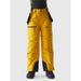 4F Kids Ski Pants with Adjustable Suspenders, Waterproof NeoDry 10000, Yellow, Size 4FJAW23TFTRM360 - 71S - Nexellus