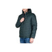 4F M434 Men's Double - Sided Down Jacket With Hood, Synthetic Insulation, DWR Coating, Khaki/Black - Nexellus