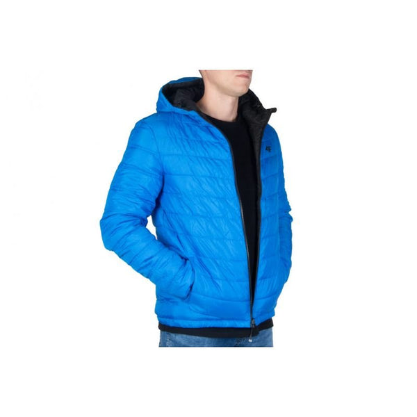 4F M434 Men's Dual - Sided Down Jacket with Hood - Synthetic Insulation, DWR Coating, 2 Zip Pockets - Nexellus