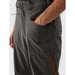 4F Men's 4FAW23TFTRM363 Trekking Pants with NeoDry Membrane, Zippered Pockets, Adjustable Waistband, Black - Nexellus