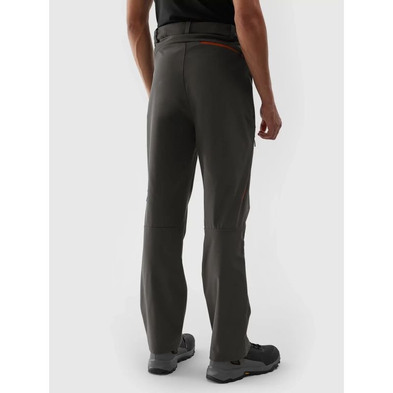 4F Men's 4FAW23TFTRM363 Trekking Pants with NeoDry Membrane, Zippered Pockets, Adjustable Waistband, Black - Nexellus