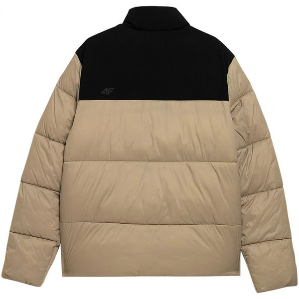 4F Men’s Beige Jacket H4Z21 KUMP009 83S - Thermal Comfort, Water - Repellent, Synthetic Down Fill - Nexellus