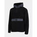 4F Men's Black Fleece Sweatshirt With Hood, Stand - Up Collar & Kangaroo Pocket - H4Z22 - PLM011 20S - Nexellus